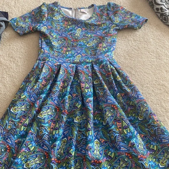 LuLaRoe XX fit and flare dress - Picture 12 of 12